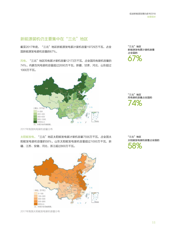 國(guó)家電網(wǎng)公司發(fā)布了《促進(jìn)新能源發(fā)展白皮書(shū)2018》